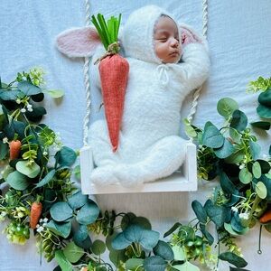 Bunny Baby Costume and Swing props